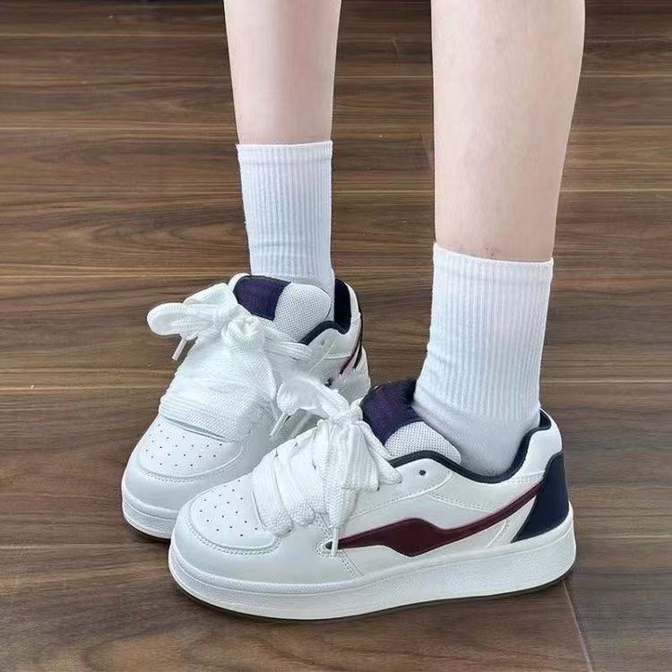 Damen Sportliche Sneakers in modischem Retro-Look mit speziellen Akzenten Drune