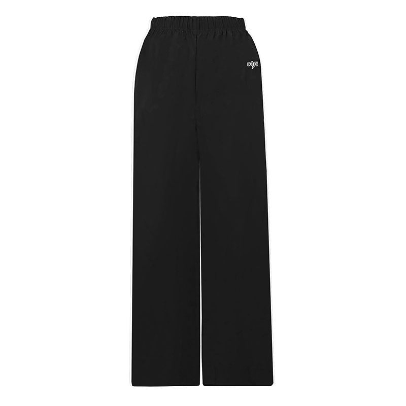 Damen Sportliche Freizeithose mit elastischem Bund und weitem Bein Drune