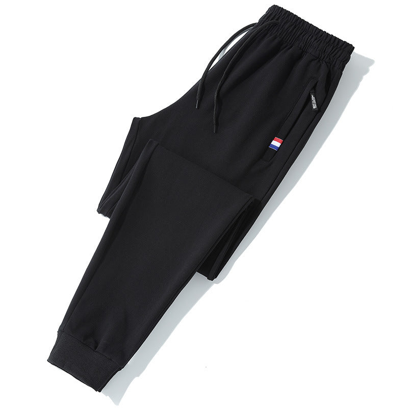 Herren Tapered-Jogginghose mit Tunnelzug, Reißverschlusstasche & Rippbündchen Drune