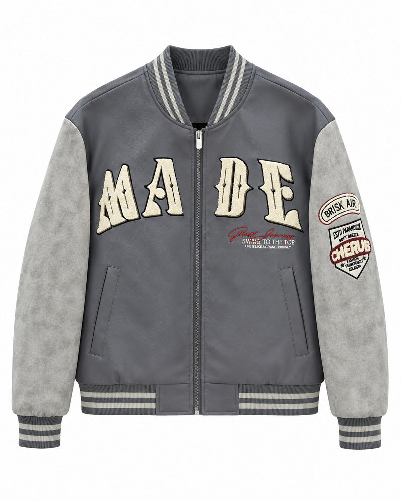 Damen Modische Freizeit-Bomberjacke Drune