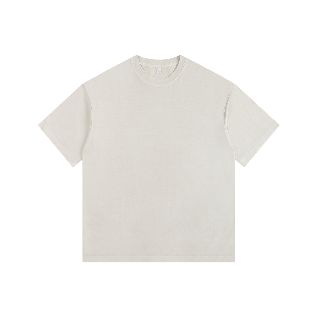 Drune | Schillerndes altes kurzes T-Shirt mit Färbung