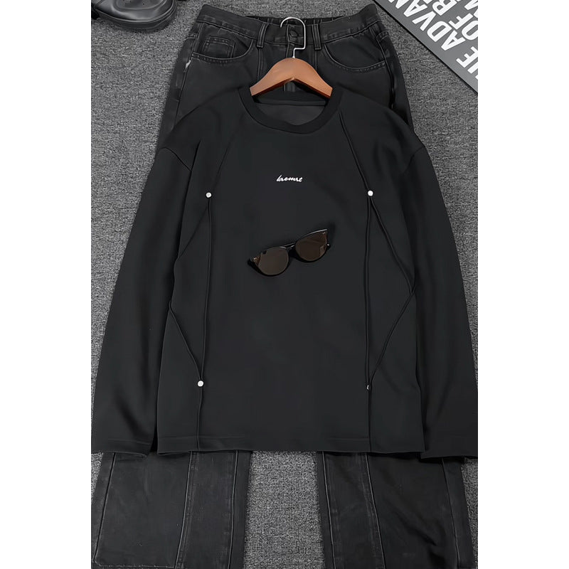 Herren Sportlicher Sweatshirt mit Raglanärmeln Drune