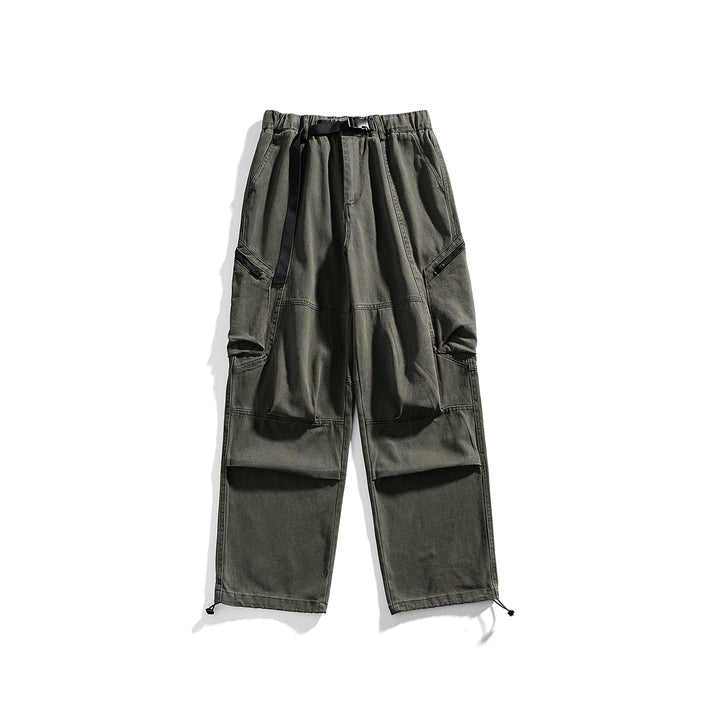 Herren Cargo-Hose mit elastischem Bund, multifunktionalen Taschen und verstellbarem Saum Drune