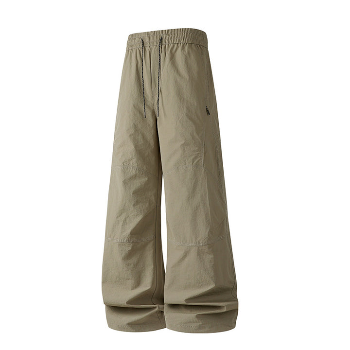 Herren Weite Baggy‑Hose mit Tunnelzugbund und Paneel‑Konstruktion Drune