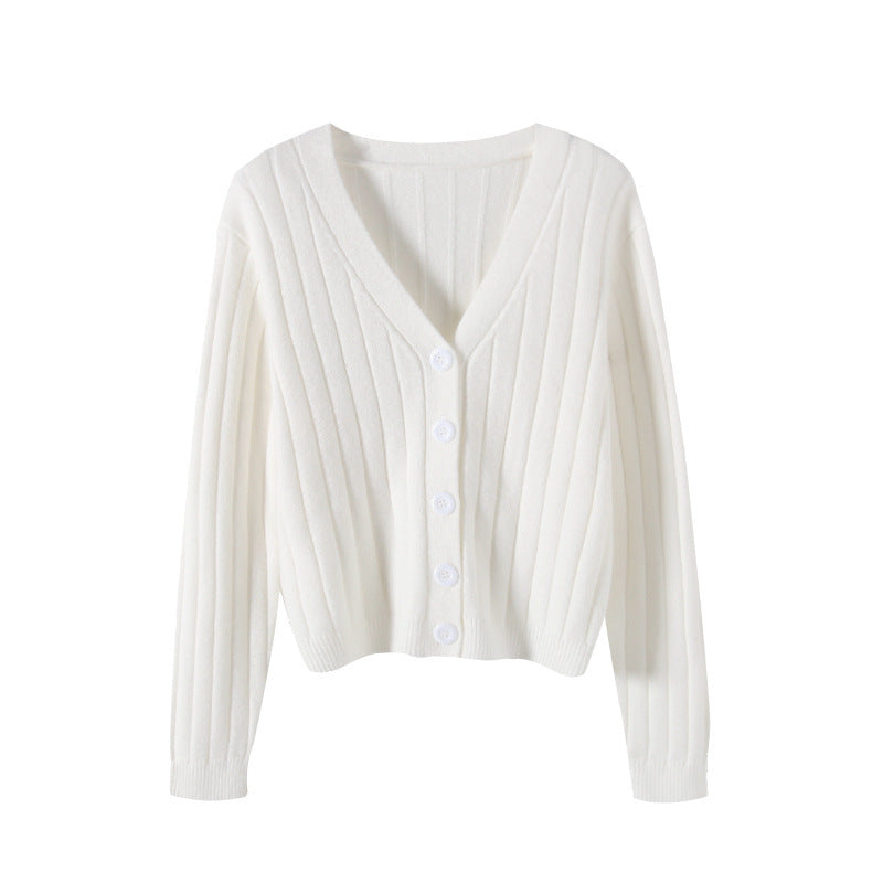 Drune | Schnürgestrickter Pullover mit V-Ausschnitt für Damen