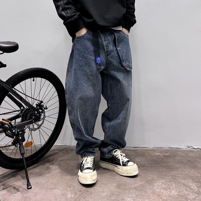 Herren Cargo-Jeans mit auffälligen Details Drune