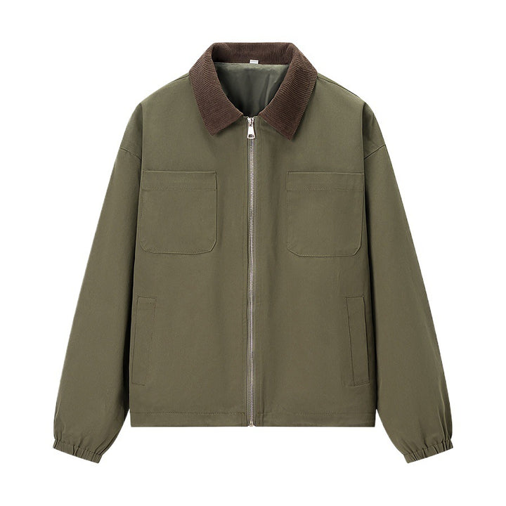 Damen Übergangsjacke mit modischem Cordkragen und praktischen Taschen Drune