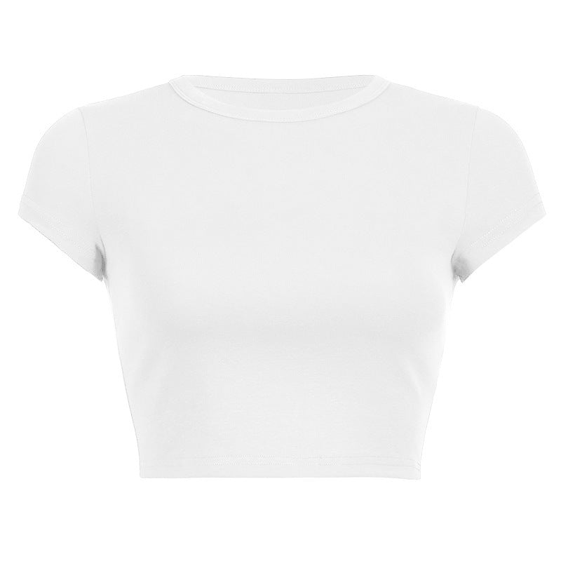 Damen Figurbetontes Crop-Top Drune