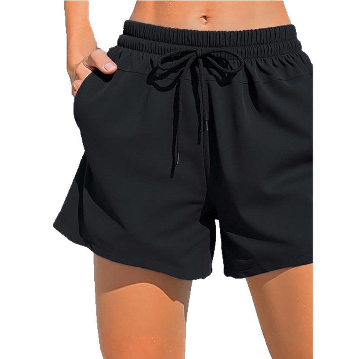 Damen Sportliche Badeshorts mit elastischem Bund und praktischen Taschen Drune