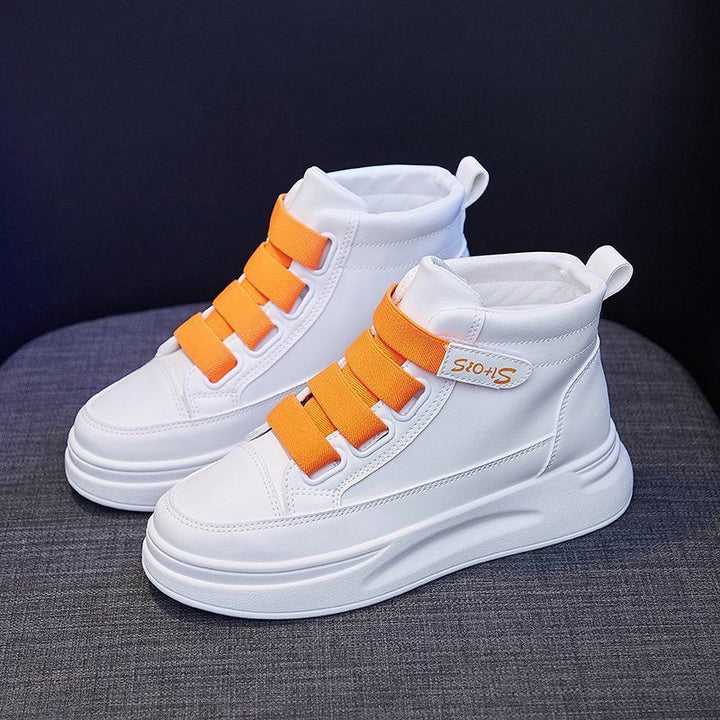 Damen High-Top Sneaker mit leichtem Design und verstellbaren Riemen Drune