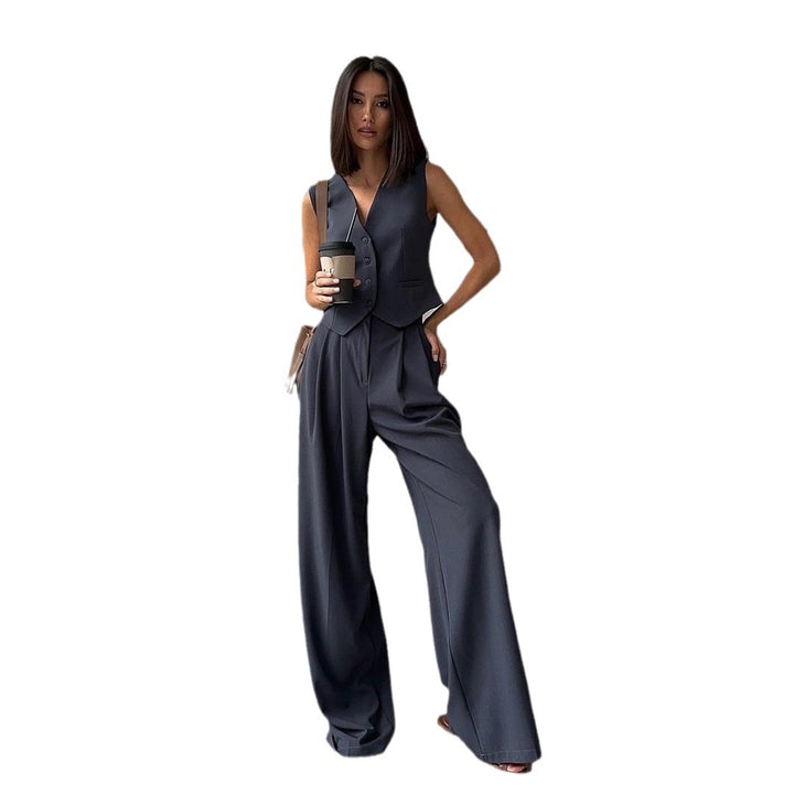 Damen elegante Weste mit komfortablem Schnitt Drune
