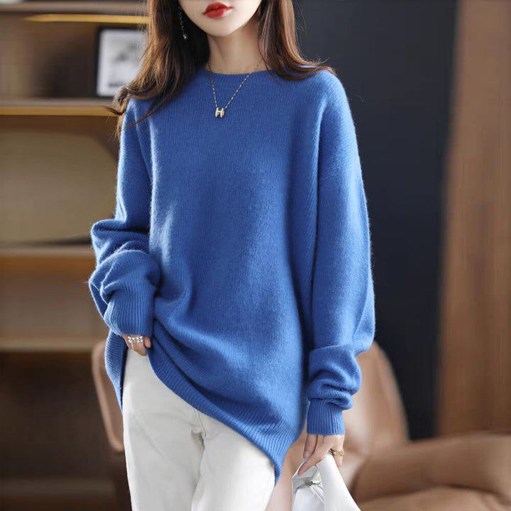 Damen Kuschelpullover aus weichem Material und lässigem Schnitt Drune