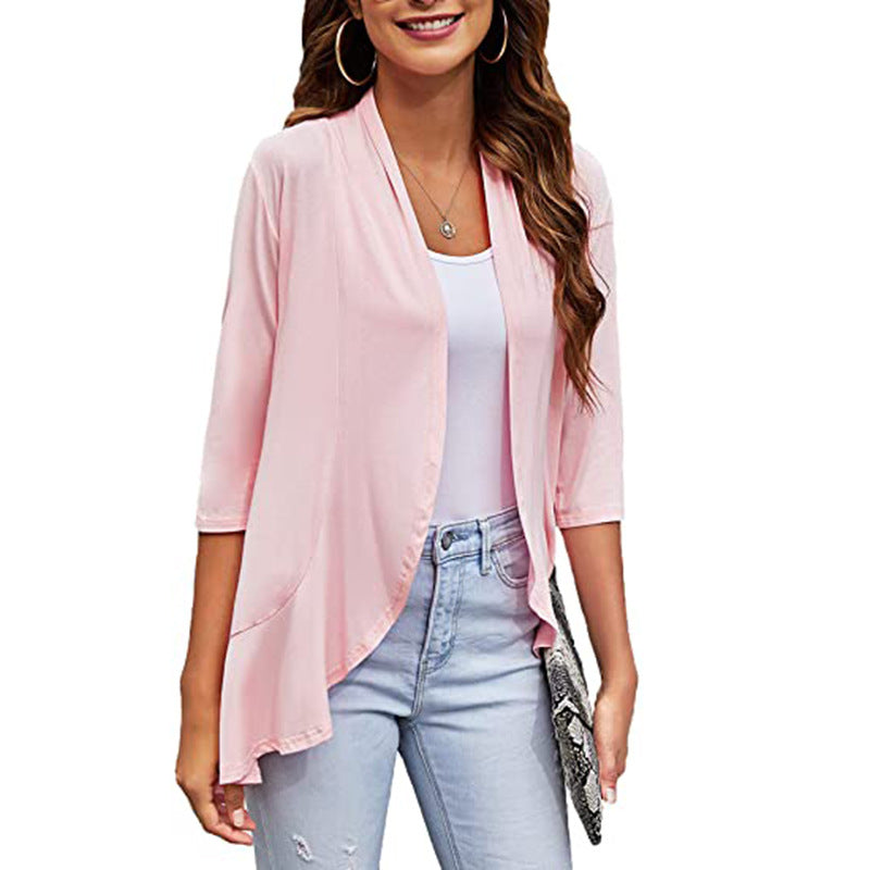Damen Cardigan mit offenem Frontdesign und praktischen Taschen Drune
