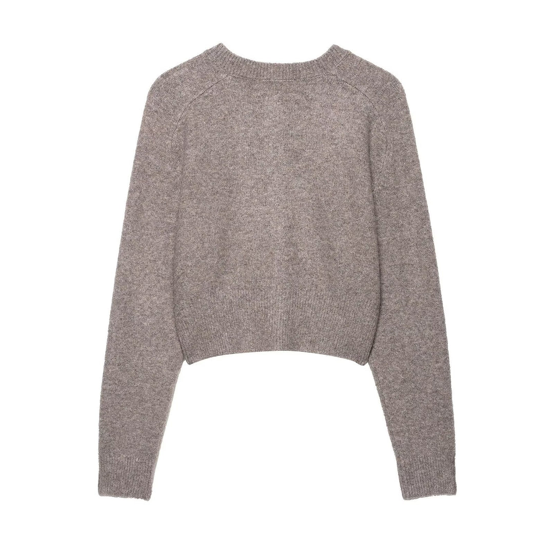 Damen Strickjacke mit Knopfleiste und lässigem Schnitt Drune
