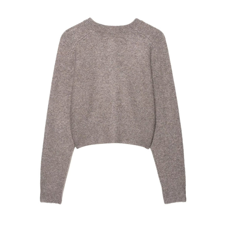 Damen Strickjacke mit Knopfleiste und lässigem Schnitt Drune