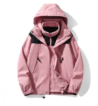 Herren Technische Windjacke mit abnehmbarer Kapuze Drune