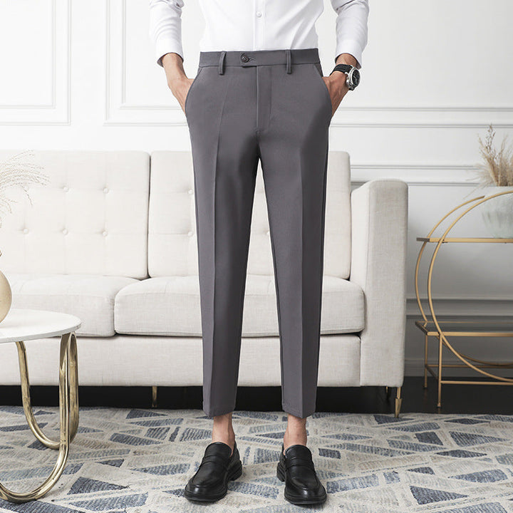 Drune | Klassische Slim Fit Hosen Für Männer