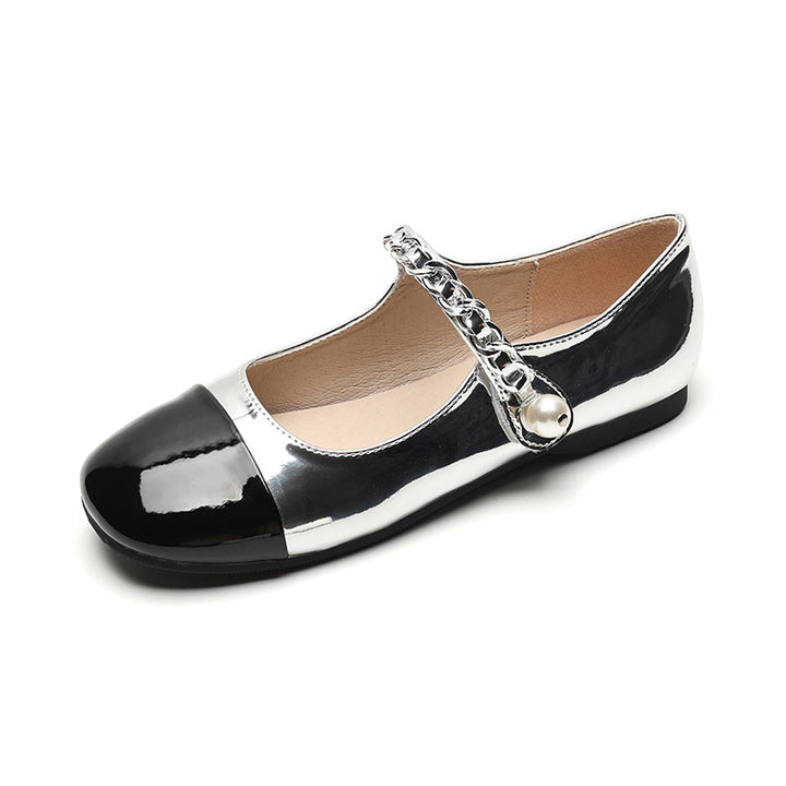 Damen Mary Jane Ballerinas mit elegantem Ketten-Design und komfortabler Innensohle Drune