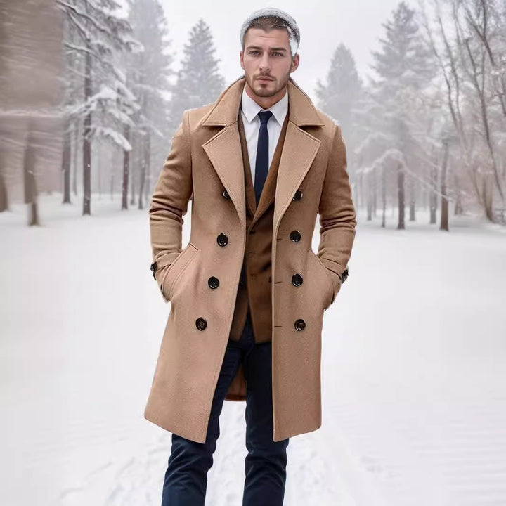 Herren eleganter Trenchcoat Drune