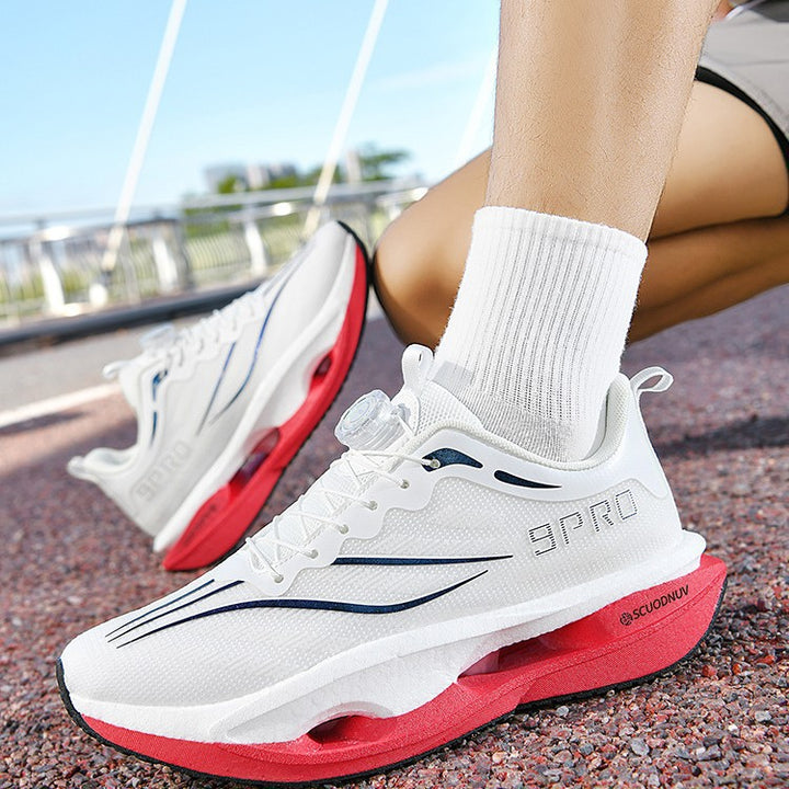 Unisex leichte Laufschuhe mit dämpfender Plattformsohle und atmungsaktivem Obermaterial Drune