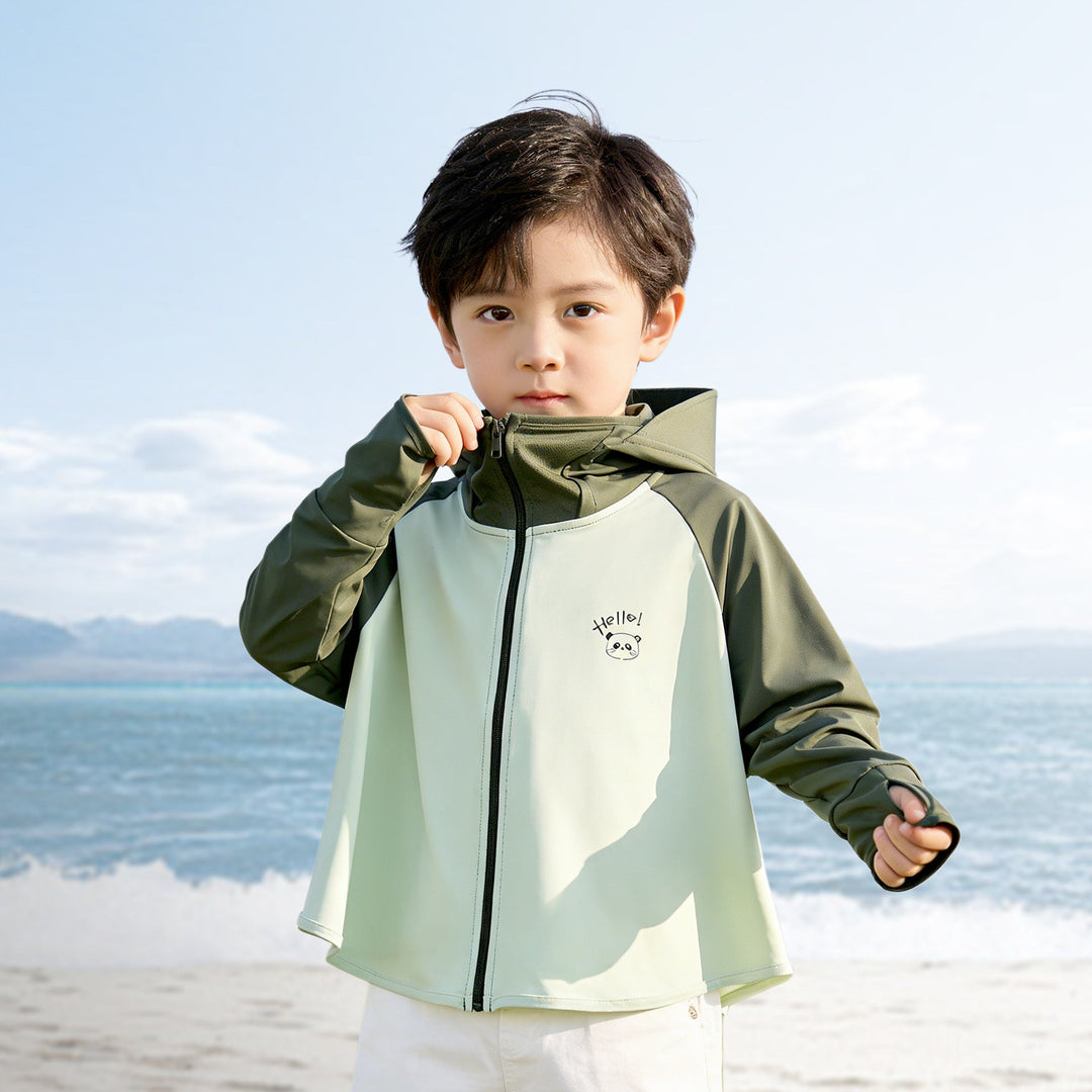 Damen UV-Schutzjacke mit Kapuze und atmungsaktivem Material Drune