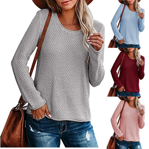 Damen Langarm Pullover Drune