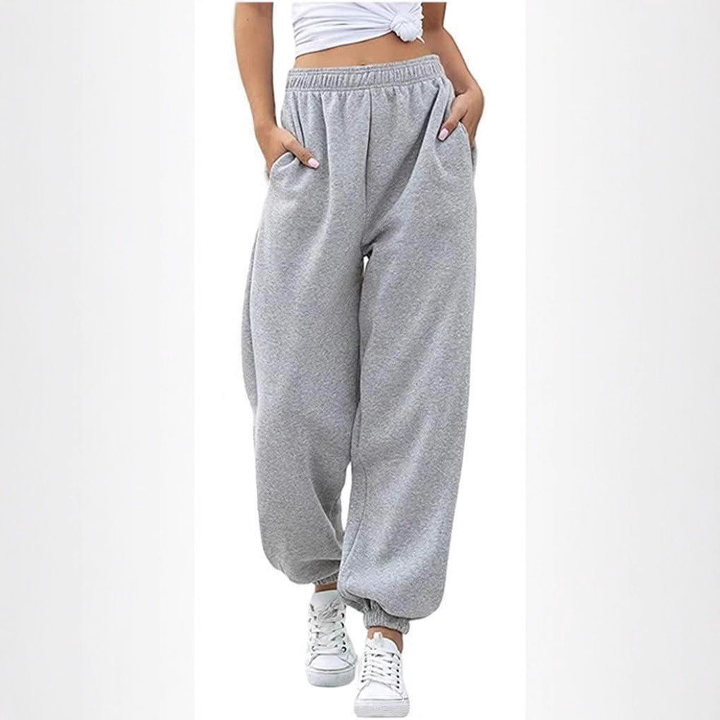 Damen nan gemütliches Lounge-Jogginganzug-Set mit Oversize-Hoodie und elastischer High-Waist Jogginghose Drune