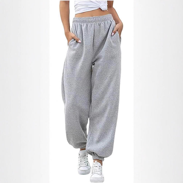 Damen nan gemütliches Lounge-Jogginganzug-Set mit Oversize-Hoodie und elastischer High-Waist Jogginghose Drune