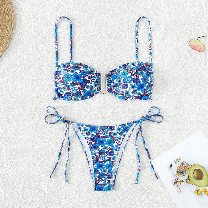 Damen Push-Up-Bikini mit verstellbaren Trägern und elegantem Schnitt Drune