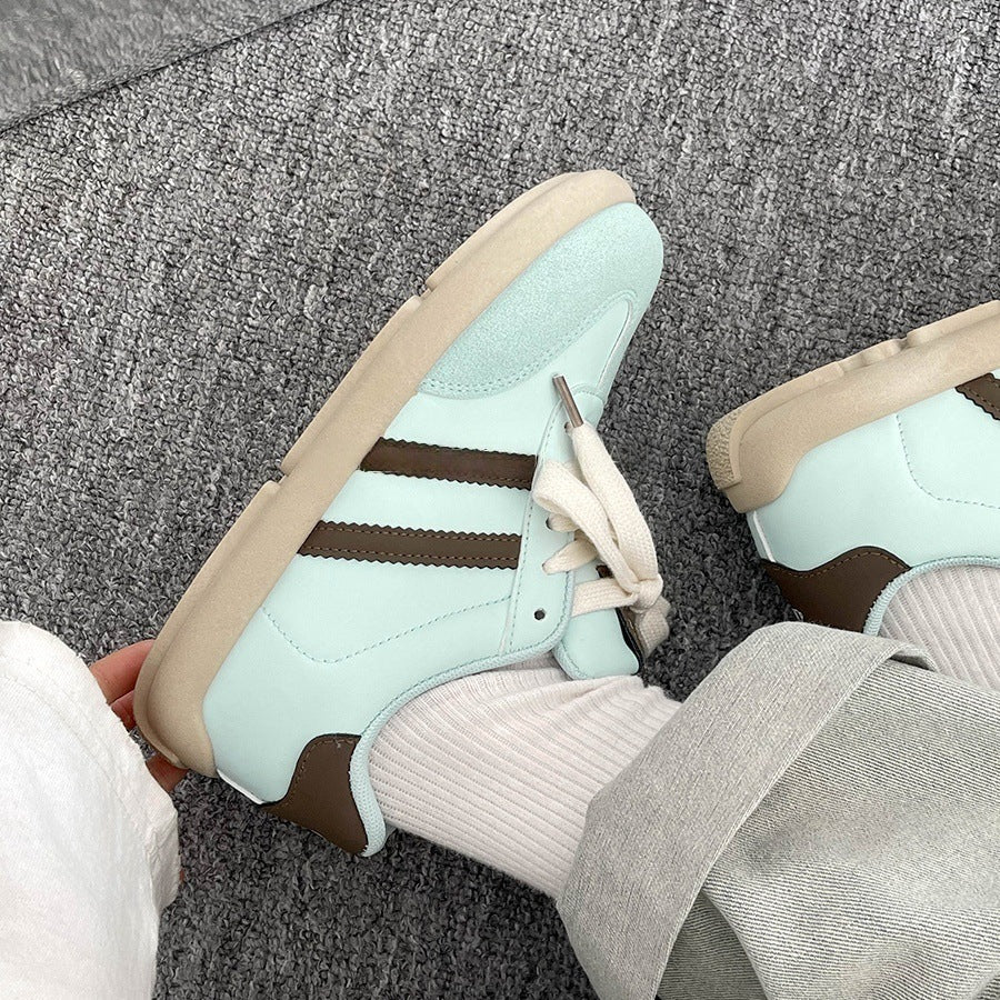 Damen modische Sneaker mit sportlichem Design und bequemer Dämpfung Drune