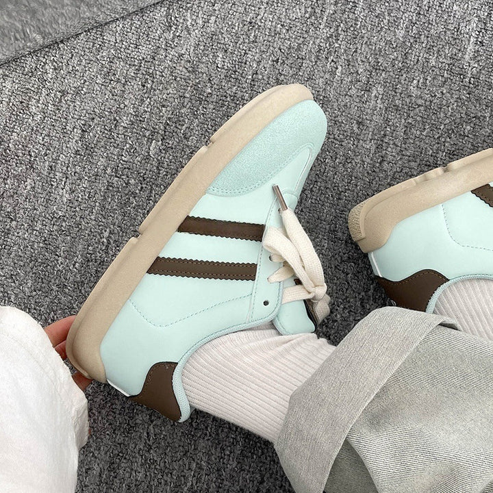 Damen modische Sneaker mit sportlichem Design und bequemer Dämpfung Drune