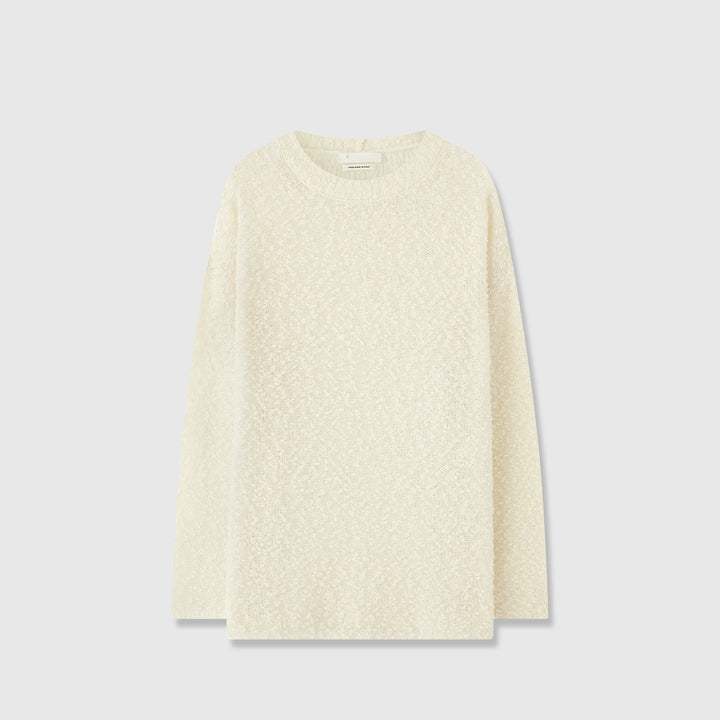 Damen Kuscheliger Strickpullover mit weichem Material und weitem Schnitt Drune