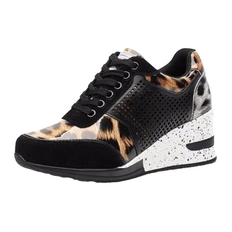 Damen Keilabsatz-Sneaker mit Mesh-Details und gepolstertem Komfort-Fußbett Drune