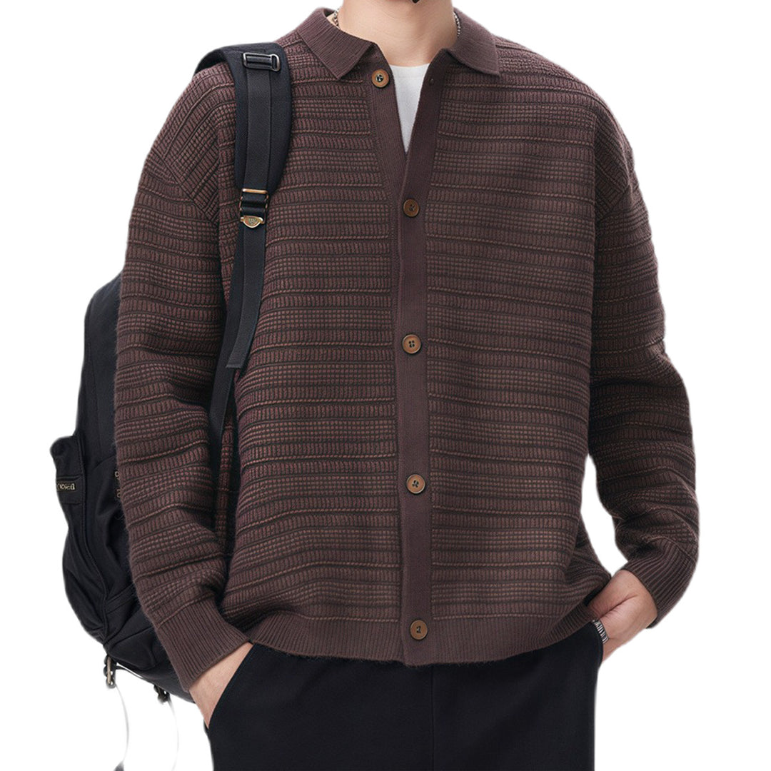Herren Modische Strickjacke Drune