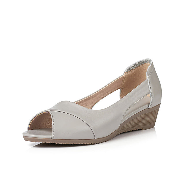 Damen Wedgesandaletten mit elegantem Cut-Out-Design und komfortabler Sohle Drune