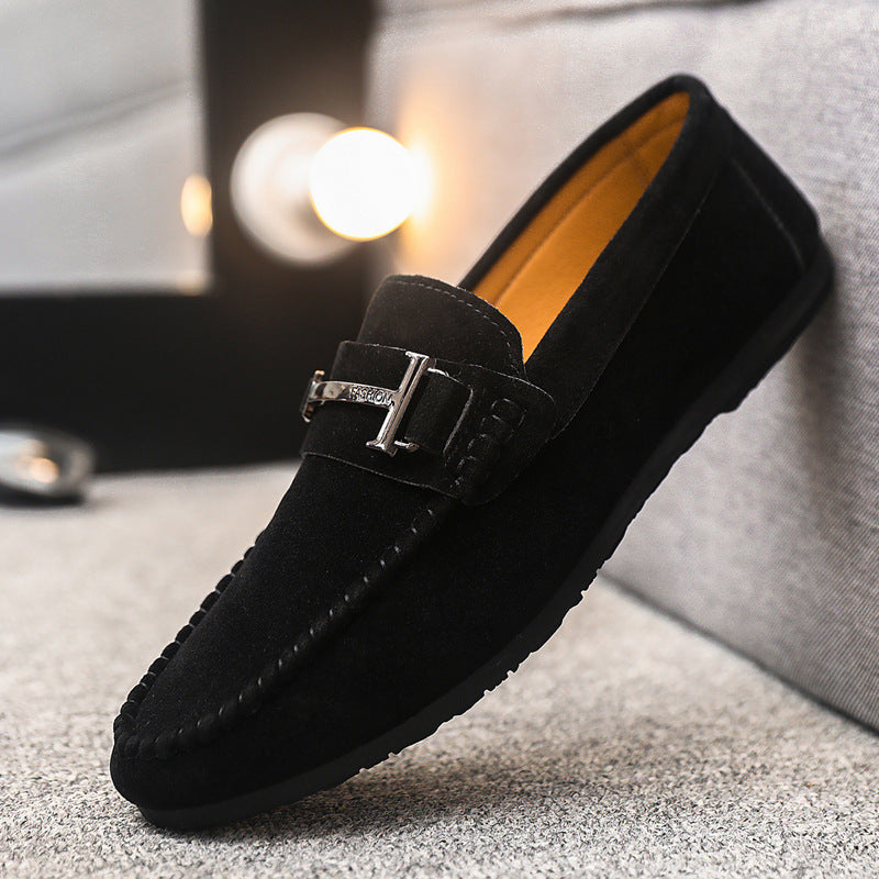 Herren Mokassins mit modischer Metall-Details Drune