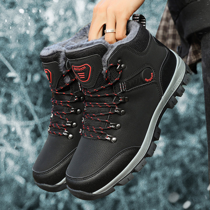 Herren Knöchelhohe Isolierte Outdoor-Stiefel mit Thermofutter und griffiger Trailsohle Drune