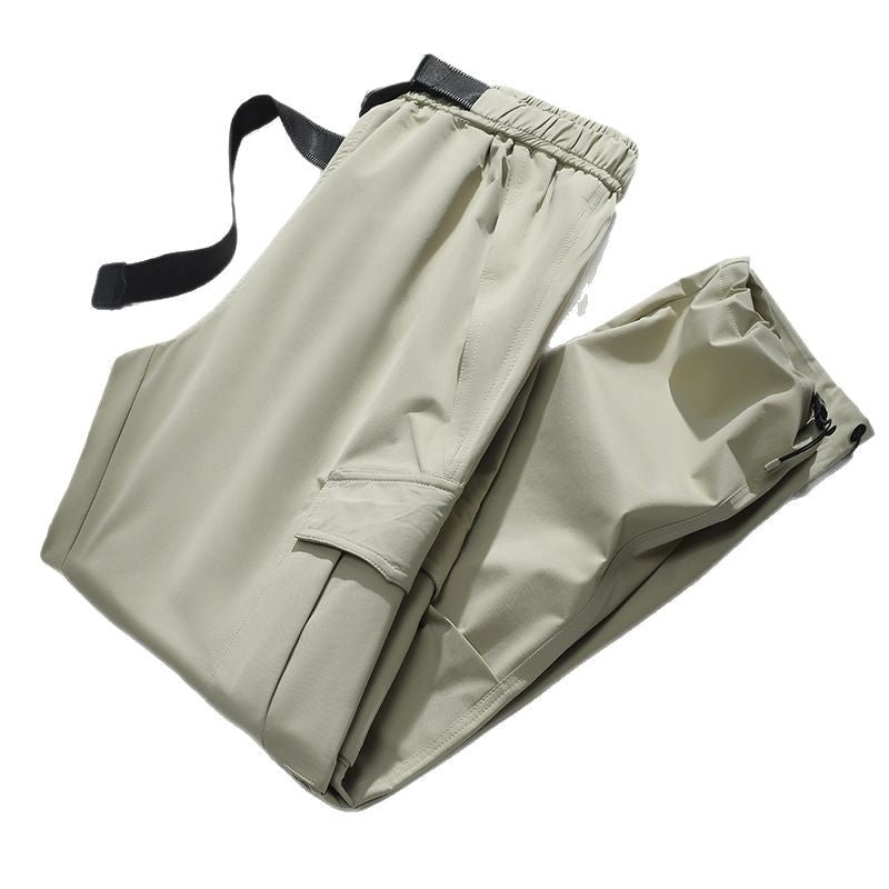 Herren Cargo-Jogginghose mit elastischem Bund, Kordelzug, verstellbarem Beinabschluss und aufgesetzten Taschen Drune