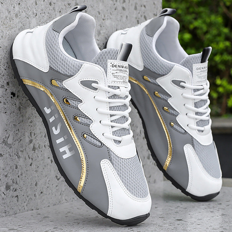 Herren Sportschuhe mit atmungsaktivem Mesh-Obermaterial und rutschfester Sohle Drune