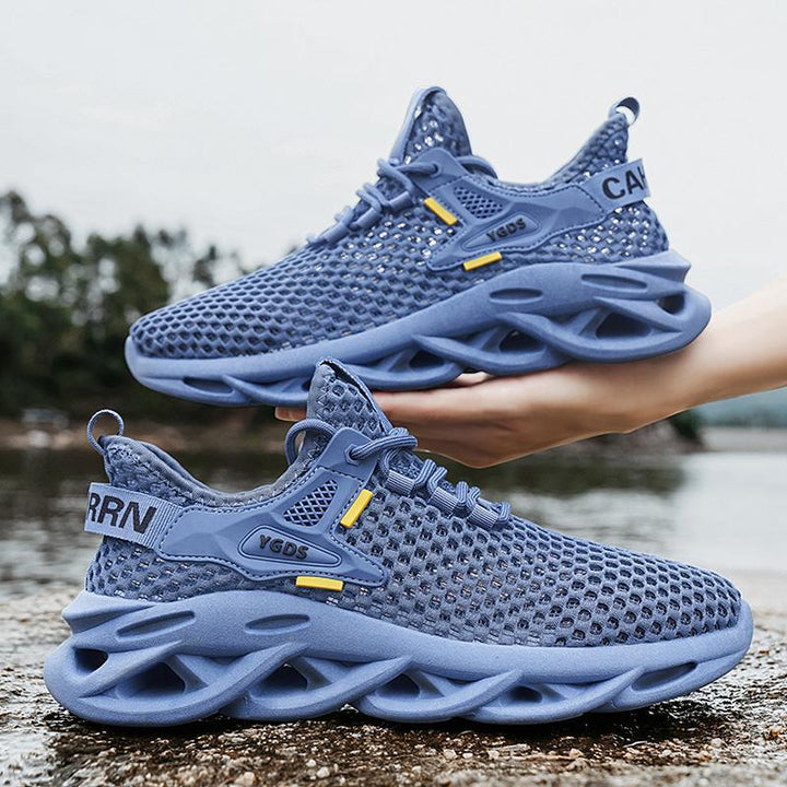 Damen Sportliche Sneakers mit atmungsaktiver Netzstruktur und flexibler Profilsohle Drune