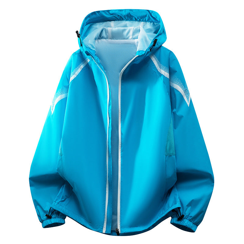 Herren Leichte Funktionsjacke mit Kapuze Drune