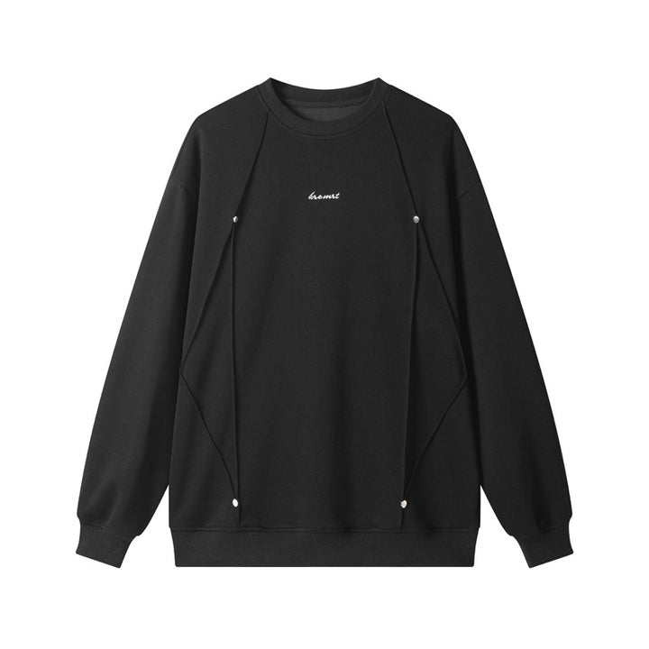 Damen Lässiger Oversized Sweatshirt mit eleganten Akzenten Drune
