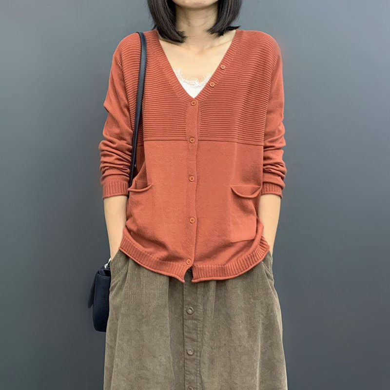 Damen Strickjacke mit strukturierten Details Drune