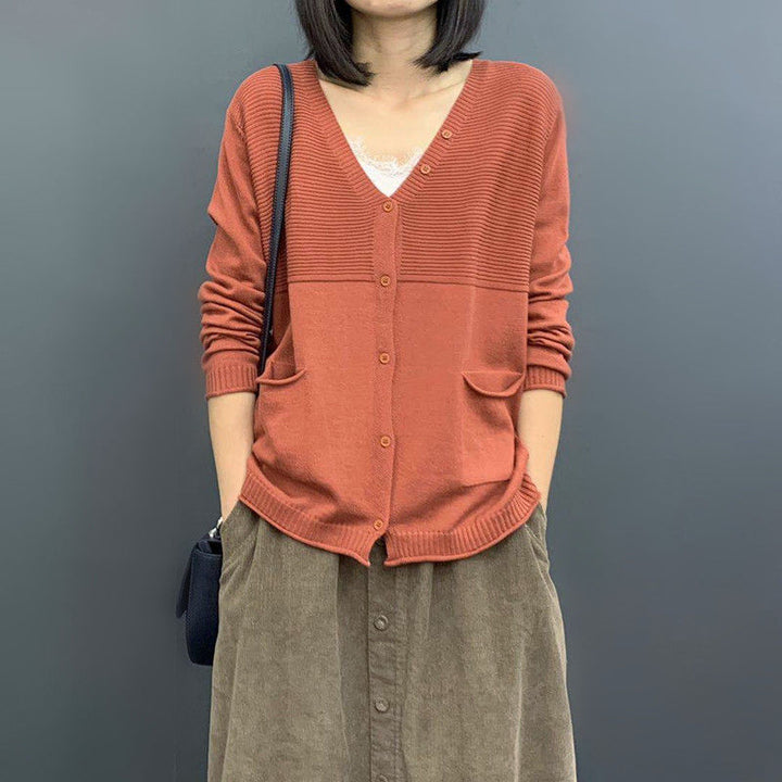 Damen Strickjacke mit strukturierten Details Drune