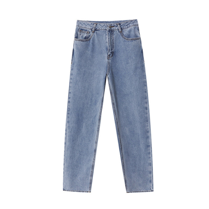 Damen Vintage High-Waist Jeans mit lässiger Passform Drune