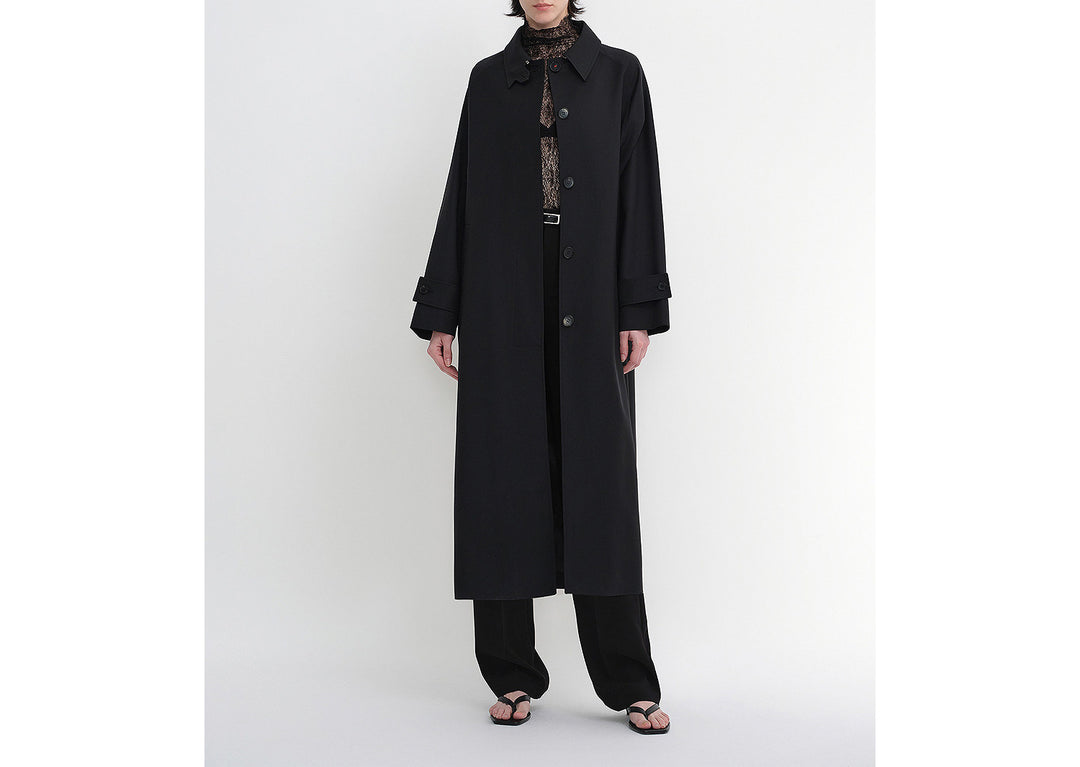 Damen Elegante lange Trenchcoat Drune