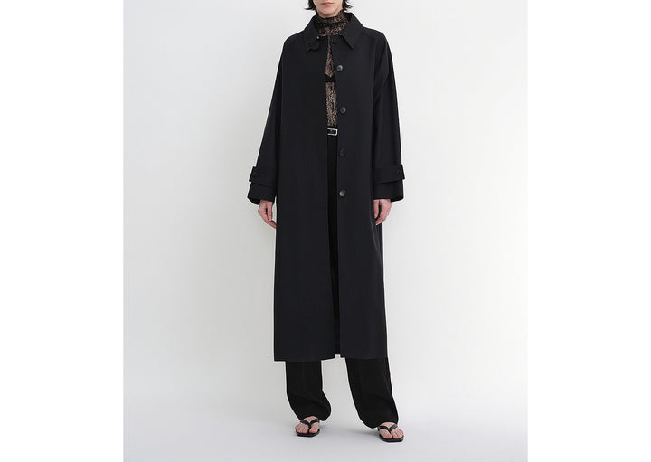 Damen Elegante lange Trenchcoat Drune
