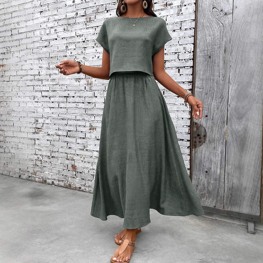 Damen zweiteiliges Sommerkleid Drune