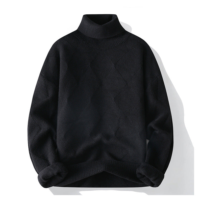 Damen Eleganter Rollkragenpullover Drune