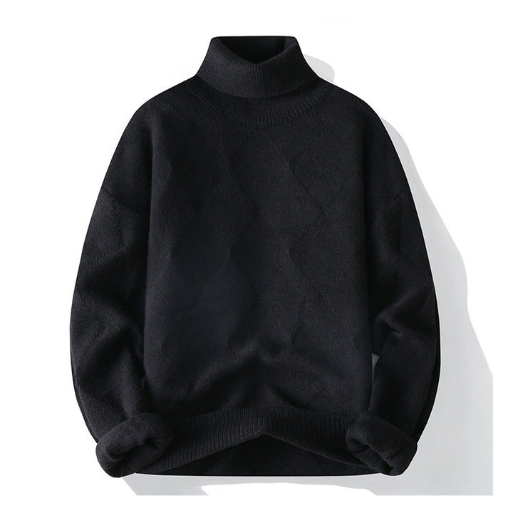 Damen Eleganter Rollkragenpullover Drune